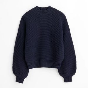 Alex Mill button back sweater navy size small